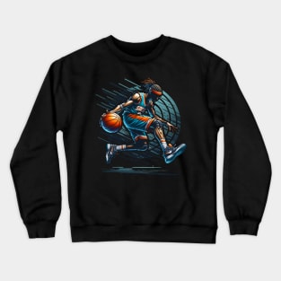 Basketball Player Crewneck Sweatshirt